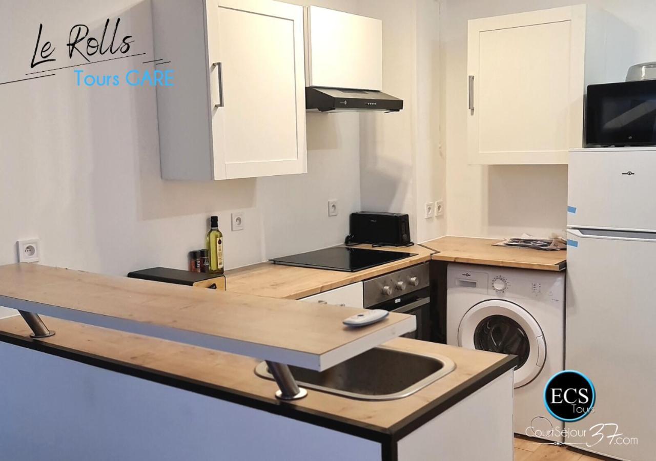 "Le Roll'S" - 1 Chambre - 5 Couchages - Calme - Terrasse - Parking Prive Tours Exterior photo
