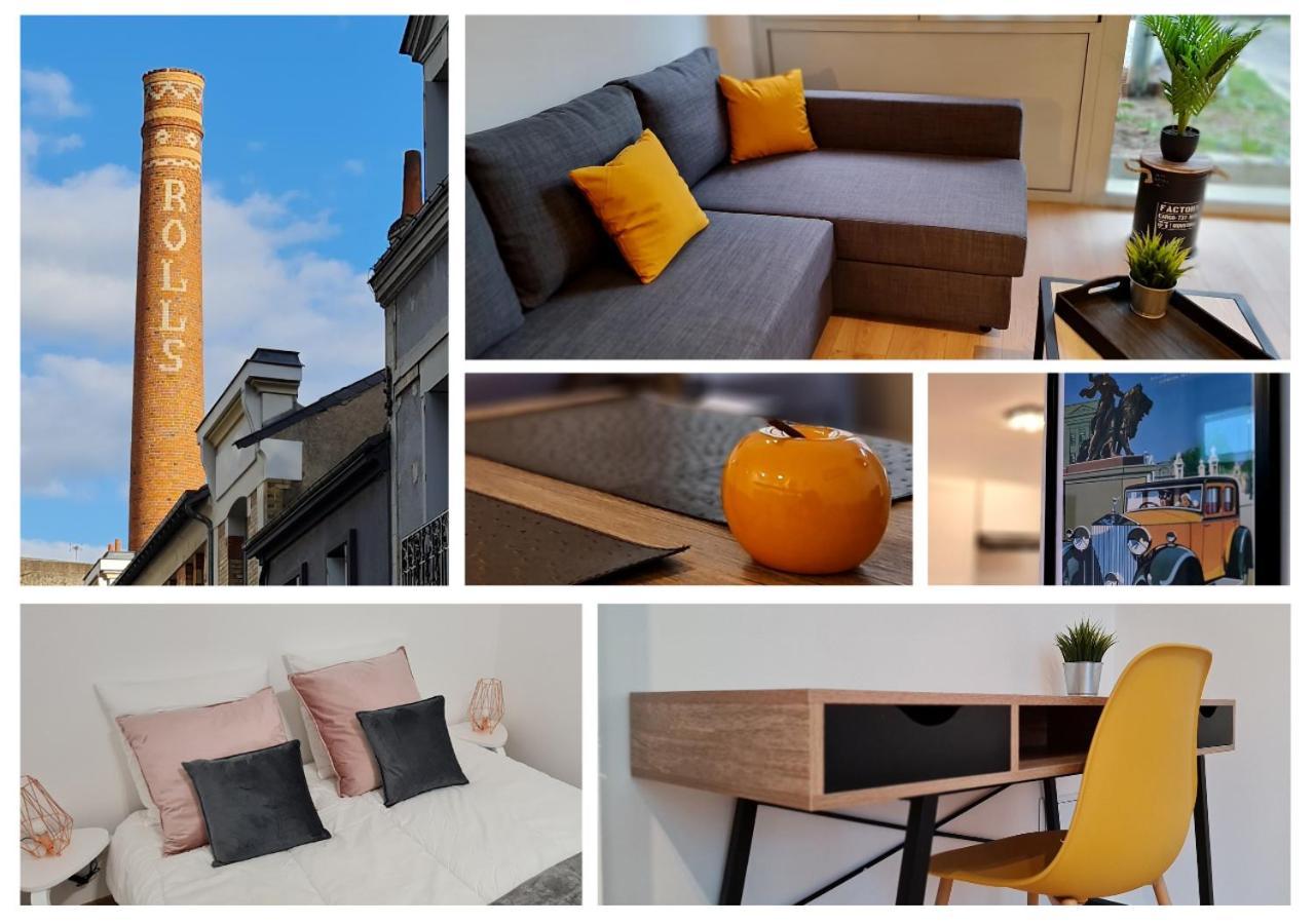 "Le Roll'S" - 1 Chambre - 5 Couchages - Calme - Terrasse - Parking Prive Tours Exterior photo