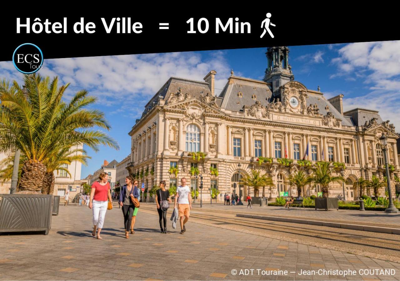 "Le Roll'S" - 1 Chambre - 5 Couchages - Calme - Terrasse - Parking Prive Tours Exterior photo